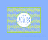 Turtle Monogram Blankets