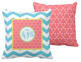 Field Hockey Monogram Pillows