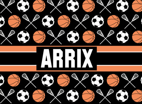 Multi-Sport:  Basketball, Lacrosse, Soccer Blanket