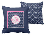 Field Hockey Monogram Pillows