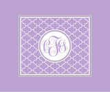 Moroccan Monogram Blankets