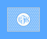 Tennis Monogram Blankets