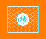 Moroccan Monogram Blankets