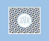 Soccer Monogram Blanket