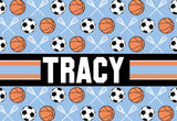 Multi-Sport:  Basketball, Lacrosse, Soccer Blanket