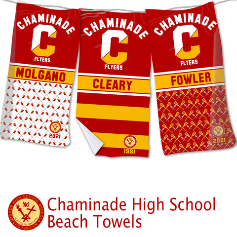 Chaminade High School Beach Towel