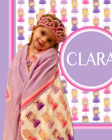 Princess Monogram Blankets