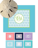Sand Dollar Monogram Blankets