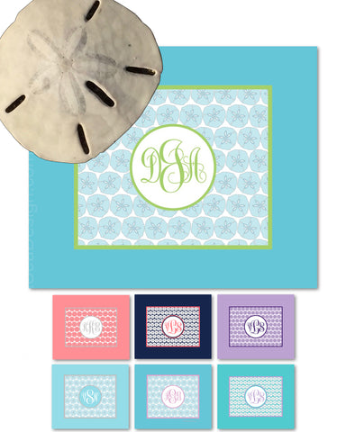 Sand Dollar Monogram Blankets