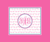 Flamingo Monogram Blankets