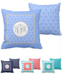 Field Hockey Monogram Pillows