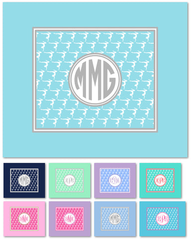 Gymnastics Monogram Blanket