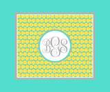Softball Monogram Blankets