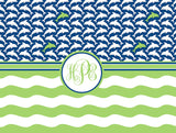 Dolphin Monogram Blanket