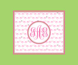 Flamingo Monogram Blankets