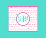 Flamingo Monogram Blankets