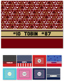 Ice Hockey Monogram Blankets
