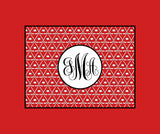 Ice Hockey Monogram Blankets