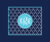 Field Hockey Monogram Blankets