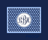 Turtle Monogram Blankets