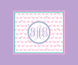 Flamingo Monogram Blankets