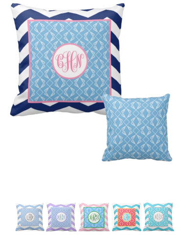 Lacrosse Monogram Pillows