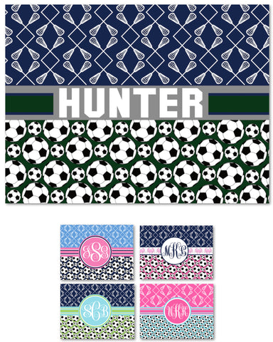 Multi-Sport:  Lacrosse & Soccer Blanket