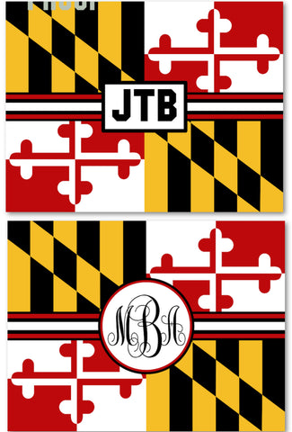 Maryland Monogram Blanket