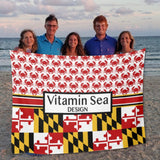 Maryland Crab Blanket