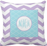 Chevron & Moroccan Monogram Pillows