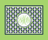 Pineapple Monogram Blankets