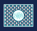 Pineapple Monogram Blankets