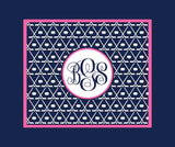 Ice Hockey Monogram Blankets