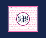 Flamingo Monogram Blankets