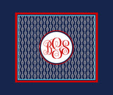 Tennis Monogram Blankets