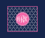 Field Hockey Monogram Blankets