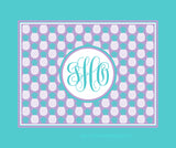 Pineapple Monogram Blankets