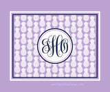 Pineapple Monogram Blankets