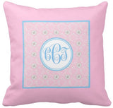Sand Dollar Monogram Pillow