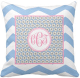Sand Dollar Monogram Pillow