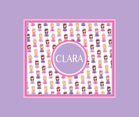 Princess Monogram Blankets