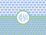 Crab & Turtle Custom Blankets