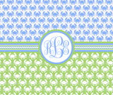 Crab Monogram Blankets