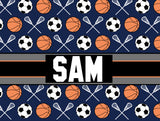 Multi-Sport:  Basketball, Lacrosse, Soccer Blanket