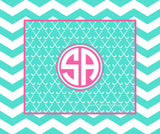 Field Hockey Monogram Blankets