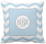 Chevron & Moroccan Monogram Pillows