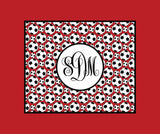 Soccer Monogram Blanket