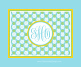 Pineapple Monogram Blankets