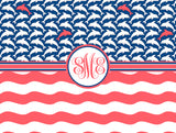 Dolphin Monogram Blanket