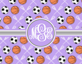 Multi-Sport:  Basketball, Lacrosse, Soccer Blanket